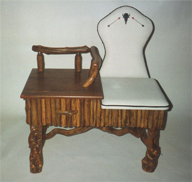 Fir Wood Telephone Table